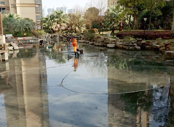 雅安景观池淤泥清理